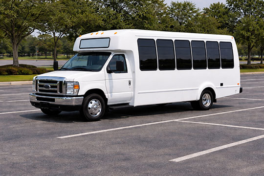 20-passenger minibus available for charter in Allen, TX