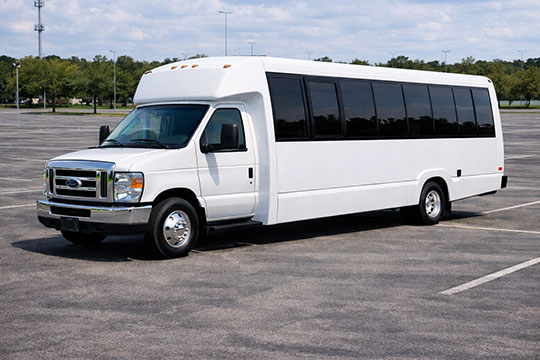 25-passenger minibus available for charter in Allen, TX